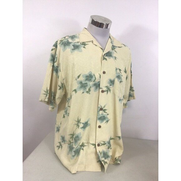 Tommy Bahama Hawaiian Shirt Mens Medium - Picture 1 of 8